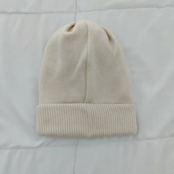 Cream White Beanie - Picture 2 of 2